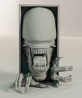 Alien Xenomorph Inspired Book Nook   Wall Mount - Sci-fi Horror Decor Unpainted