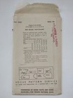Vtg 1940s Vogue Pattern Easy Sew Long Short Sleeve Blouse Bow Tie Sz 16 Bust 34
