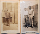 Lot Of 9 C  1930 s-1940 s African American Family Snapshot Home Sepia Photos