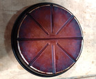 3 - Used  Seasoned Pizza Hut 12 Inch Deep Dish Pizza Pans - 1 3 4  Deep
