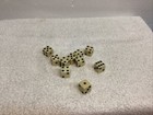 Vintage Bakelite  10 Dice Set