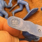 Vintage 1967 Marx Toy Soldiers Blue Louis Marx   Co  Usa Lot Of 30 Toy Soldiers