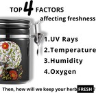 Smell Proof Container  500ml - 1 Oz   Skull Stash Jar Airtight Black 