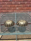 Bronze Shell Wall Dishes Pockets Africa Birkina Faso Decor Artisanal Scallop Vtg