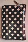 Kate Spade New York Carlisle Street Organizer Agenda Zip Around Polka Dot Black 