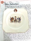 Antique Coronation Plate H m  King Edward Vlll 12th May 1937  8    Square