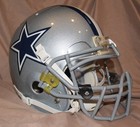 2008 Game-used Dallas Cowboys  Keith Davis Football Helmet - Photo Match   Coa 