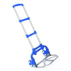 Portable Folding Aluminum Alloy Cart Dolly Push Hand Truck Luggage Trolley Blue