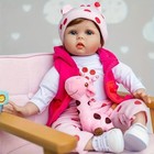 22  Realistic Reborn Baby Dolls Lifelike Newborn Girl Doll Vinyl Silicone Gift