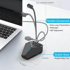 Cmteck Usb Computer Microphone  Plug-and-play  Studio-quality For Pc laptop