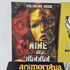 Lot Of 4 Adult Coloring Books Horror  Animorphia New