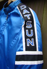 Vintage Datsun Satin Bomber Jacket W  Zip-out Liner Crown Calif 1970s-80s Racing