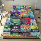 3pcs Bedding Sets Wings Of Fire Duvet Cover Sets All Season For Kids Lightweight