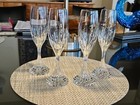 Baccarat Massena Champagne Flute Crystal Glasses