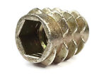 Ez-lok Die Cast Zinc Flush Hex-drive Threaded Insert For Wood - 1 4 -20 X 0 787