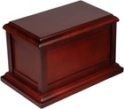 Cherry Solid Wooden Urns For Adult Male  Cremation Urns Eco-friendly Wooden C   