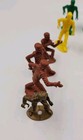 Vintage Lot Of 17 Mpc Ringhand Soldiers Various Poses Green Plastic 2 1 2    To 3   