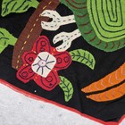 Vintage Guna kuna Mola Reverse Appliqu   Textile Panel Toucan Folk Art Handmade