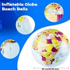 3pcs 24  Inflatable World Globe Pool Beach Ball Classroom Earth Day Toy