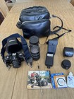 Nikon Em Film Camera Slr With  50mm  28-105 Mm Lenses  Flash