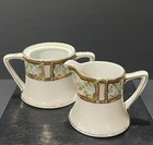 Antique Nippon 3    Cream   Sugar Set -  no Lid 