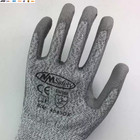 4 Pairs Cut Resistant Safety Protective Work Gloves Cut Level 5 High Quality Ce 
