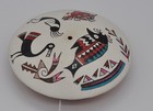Vintage Jemez Pueblo Seed Pot 6 X 6 X 2  Signed