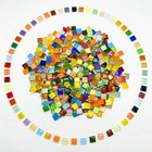500g  1 1lb Bulk Crystal Mosaic Tiles  Assorted Color Opaque Mosaic Glass Cra   