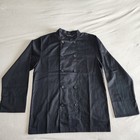   chef Works Black Double-breasted Long Sleeve Chef Coat - Small  nwot 