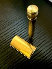 Vintage 1920   s Gillette Old Type Ball End Safety Razor