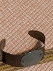 Ww2 Usn Oval Dog Tag On Copper Bracelet 1944 Diver  Frogman  Trench Art  Rare
