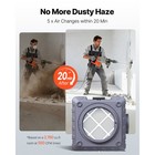 Air Scrubber With 3-stage Filtration Stackable Negative Air Machine 550cfm