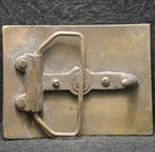 Xf23175 Very Cool Vintage 1970s   circles   Squares   Artwork Unisex Belt Buckle