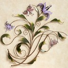 Floria Pastel Metal Wall Sculpture Multi Pastel