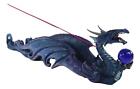 Ebros Myth Legends Blue Leviathan Deep Sea Dragon Incense Stick Holder Figurine