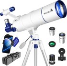 Telescope For Adults High Powered  90mm Aperture 550mm Portable Refractor Tel   