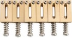 Ultra 10 5mm Modern Brass Bridge Saddles For Strat tele Style Electric Guitar   