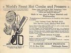 1930s Vintage African American Advertising barber Tools pittsburgh letterhead  