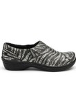 Klogs Nurse Mission Women s  Slip-resistant Hospitality Silver Zebra Size 8 5