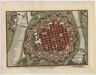 Antique Map  a Plan Of The City Of Manheim   germany  J  Stockdale  1800