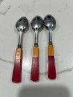 Lot Of 3 Two-tone Bakelite Handled Spoons