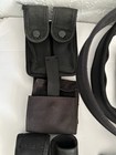 14 Pc Black  Tactical Duty   Xl   M Belt Lot Glock 17 Holster Mag Handcuff Pouch