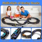 Slot Car Race Track Set Electric Powered Race Track Dual Racing Car Track Set