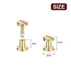 30pack Brass Chicago Screws 4x6mm Post Nail Stud Rivets For Leather Craft