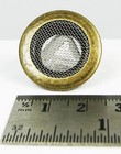 Antique Brass Screened Grommets With Washers 1 Inch Outside Diameter 12pc