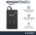 Ups Battery Backup   Surge Protector  400va 255w  6 Outlets  Uninterruptible Pow