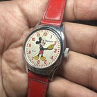Vintage Ingersoll Disney Mickey Mouse 29mm Unisex Watch Rare 1940s -repair