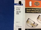 New Oem Harley Davidson Eagle Wing Flat Lens Turn Signal Visors 67738-91t  