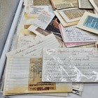 Huge Lot Of 300  Vintage Handwritten Recipe Cards   Cutouts Dessert Sweets D