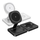 3in1 Foldable Magnetic Wireless Charger Station For Apple Watch Air Pods Iphone
